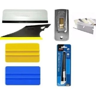 kit de ferramentas para aplicação de insulfilm profissional, batman, corinthiana, estilete e outros.
