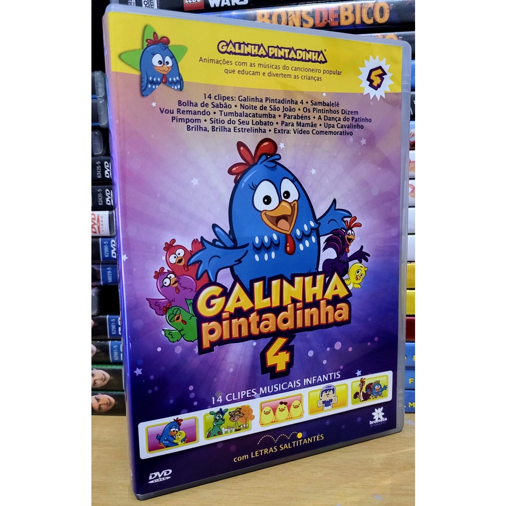 Dvd Galinha Pintadinha 4 Original Seminovo Shopee Brasil