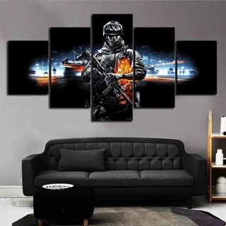 Quadro Decoracao Parede Battlefield Modelo 3