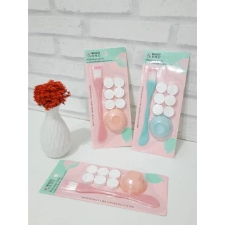 Kit Com 06 Máscara Desidratadas + Recipiente E Espátula