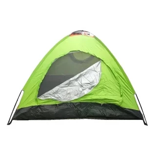 Barraca Camping 4 Pessoas Acampamento Praia verde/laranja