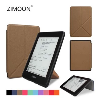 Capa Inteligente Slimshell Com Ângulos Multivisíveis Para Kindle Paperwhite 11/10/7/6/5a Magnética De Couro PU Leve Prem