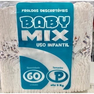 Fralda Baby Mix 2 Linha Pacotão Barato em Oferta na Shopee