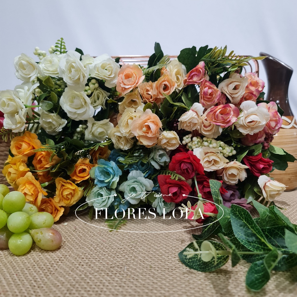 Mini Rosa artificial Promoção P/ Decoração Casamento, Arranjos, Decorar ...