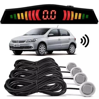 Sensor De Estacionamento de Ré Vw Gol G5 G6 G7 Prata Sargas