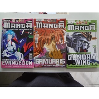 Revista Herói Manga 1 A 3 Completa Conrad