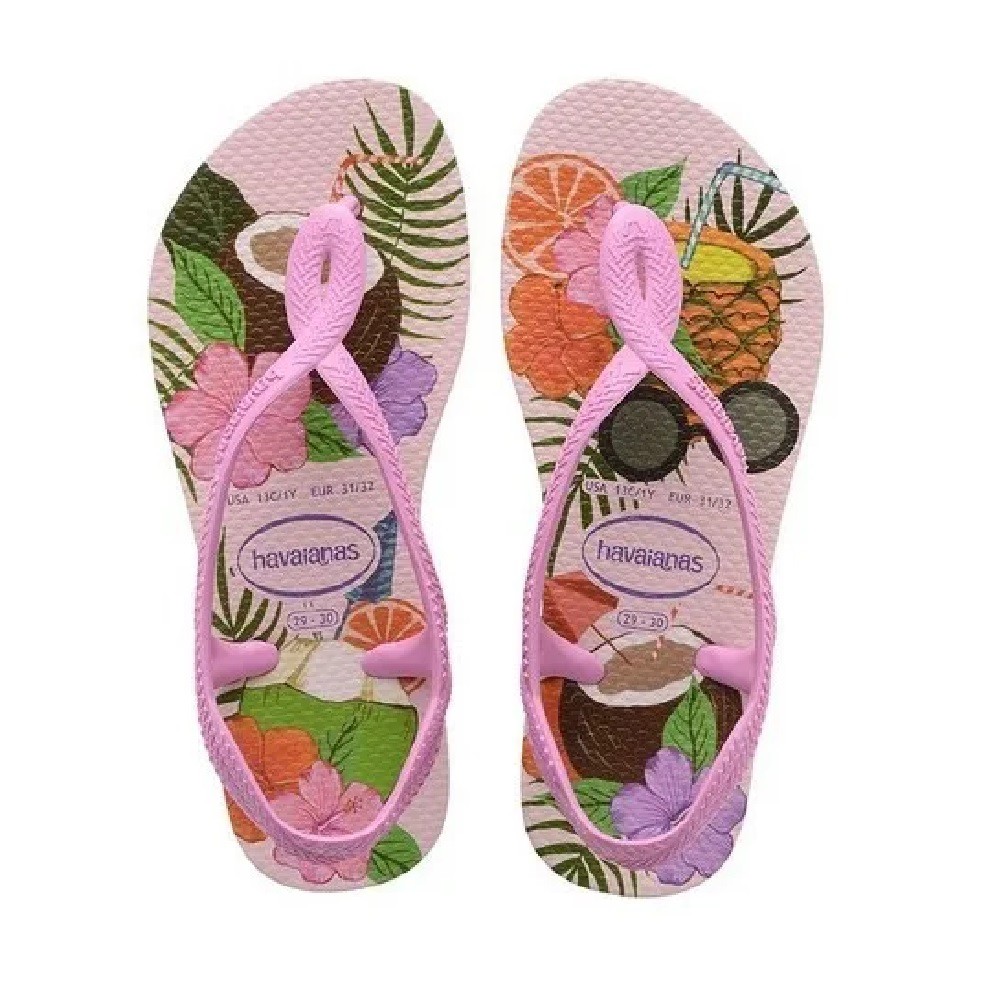 Havaianas Luna Print Rosa Original Shopee Brasil