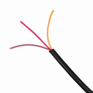 20 Metros Cabo Manga 3 Vias 26AWG Preto sem Blindagem