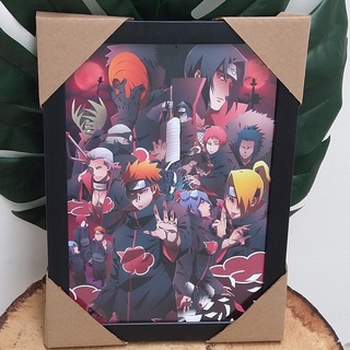 Kit 10 Quadros Decorativo Anime Naruto Sasuke kakashi 20x30