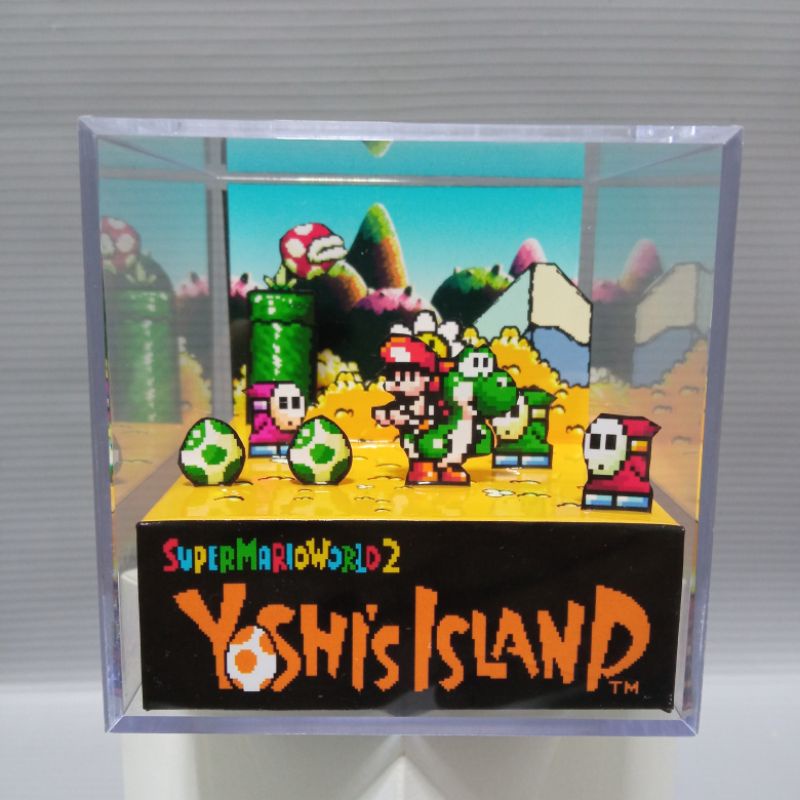 Cubo Diorama Super Mario World 2: Yoshi's Island