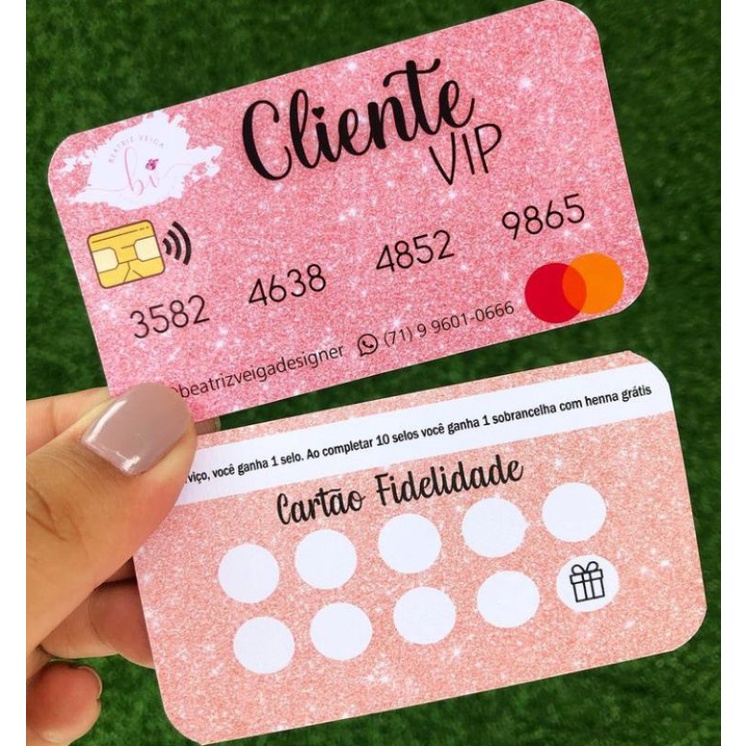 Cartão fidelidade 30 unidades para sua loja fidelize seu cliente ...