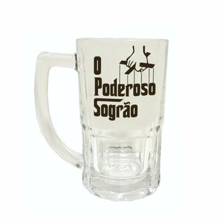 Caneca de Chopp O Poderoso Sogrão (340ml) vidro