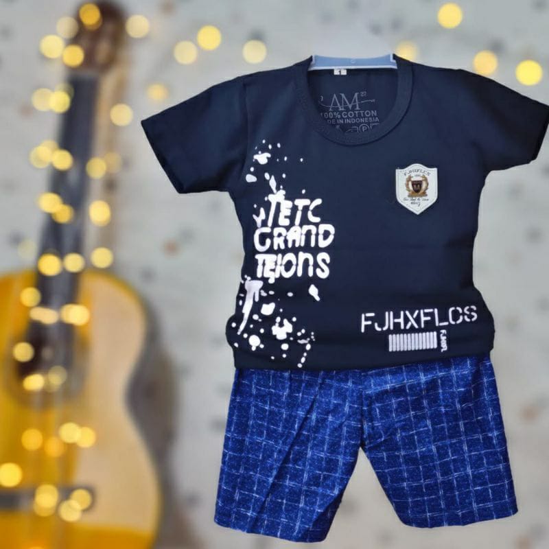 Fato De Menino/Duet Com FJHF FASHION MOTIF 1-6 Anos | Shopee Brasil