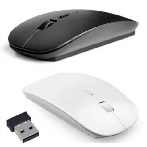 Mouse Sem Fio Moderno Com Usb Sensor Óptico Wireless