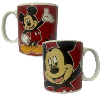 Caneca De Porcelana Do Mickey 310ml Disney Divertida
