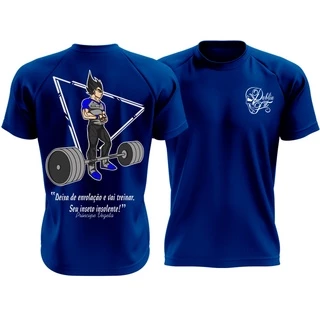 Camiseta Dry Fit Fitness Treino Proteção Uv +35 Vegeta - Dabliu Fit