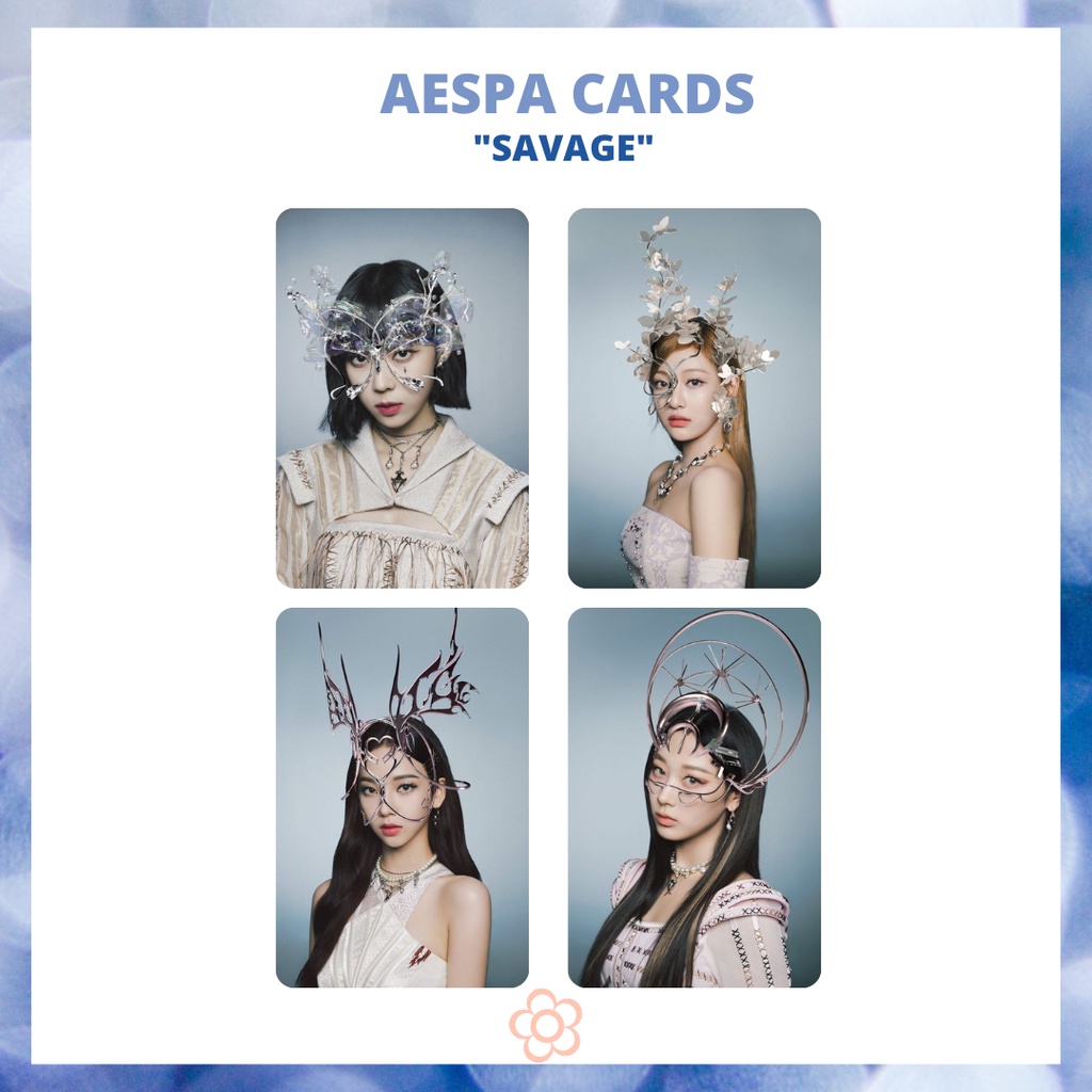 CARDS AESPA SAVAGE PVC Shopee Brasil