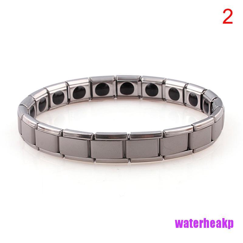 Pulseira Masculina HOT De Aço Titânio Para Homens E Mulheres