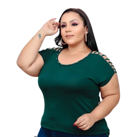 Blusa Viscolycra Marsala Plus Size com Detalhe em Botões Na Manga. Tamanhos  G1 e G3. Novo., Blusa Feminina Use Criativa Nunca Usado 86866147