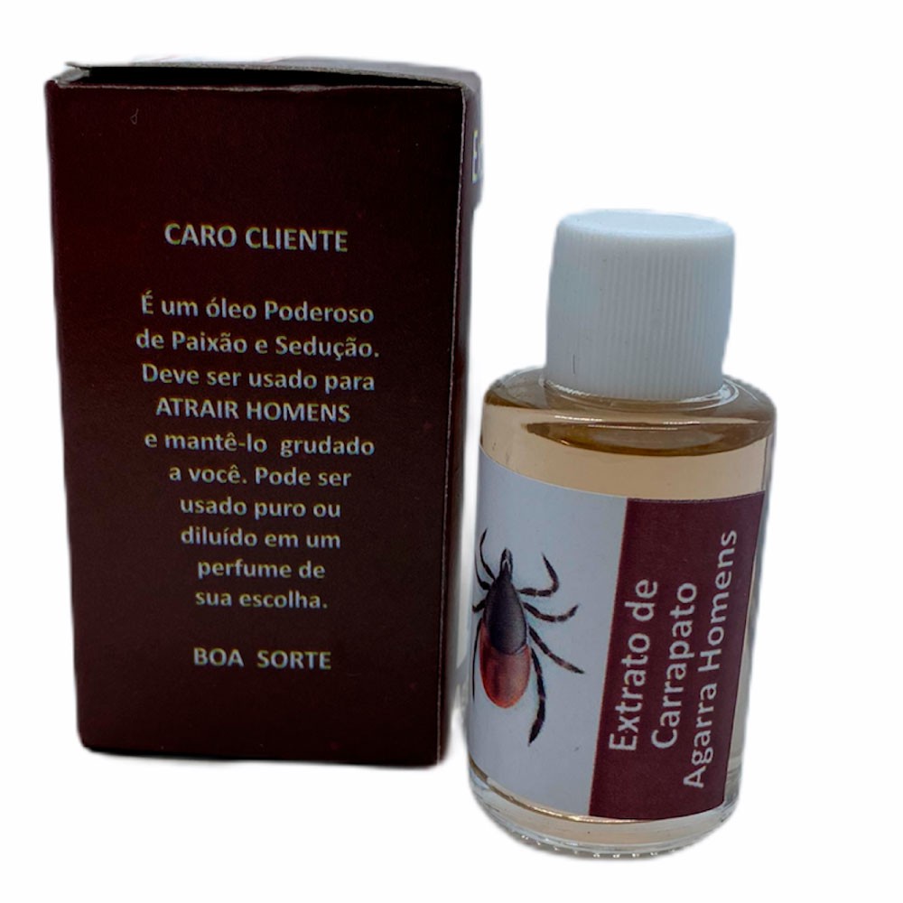 Extrato de Carrapato Óleo de Carrapato Perfume agarra homem