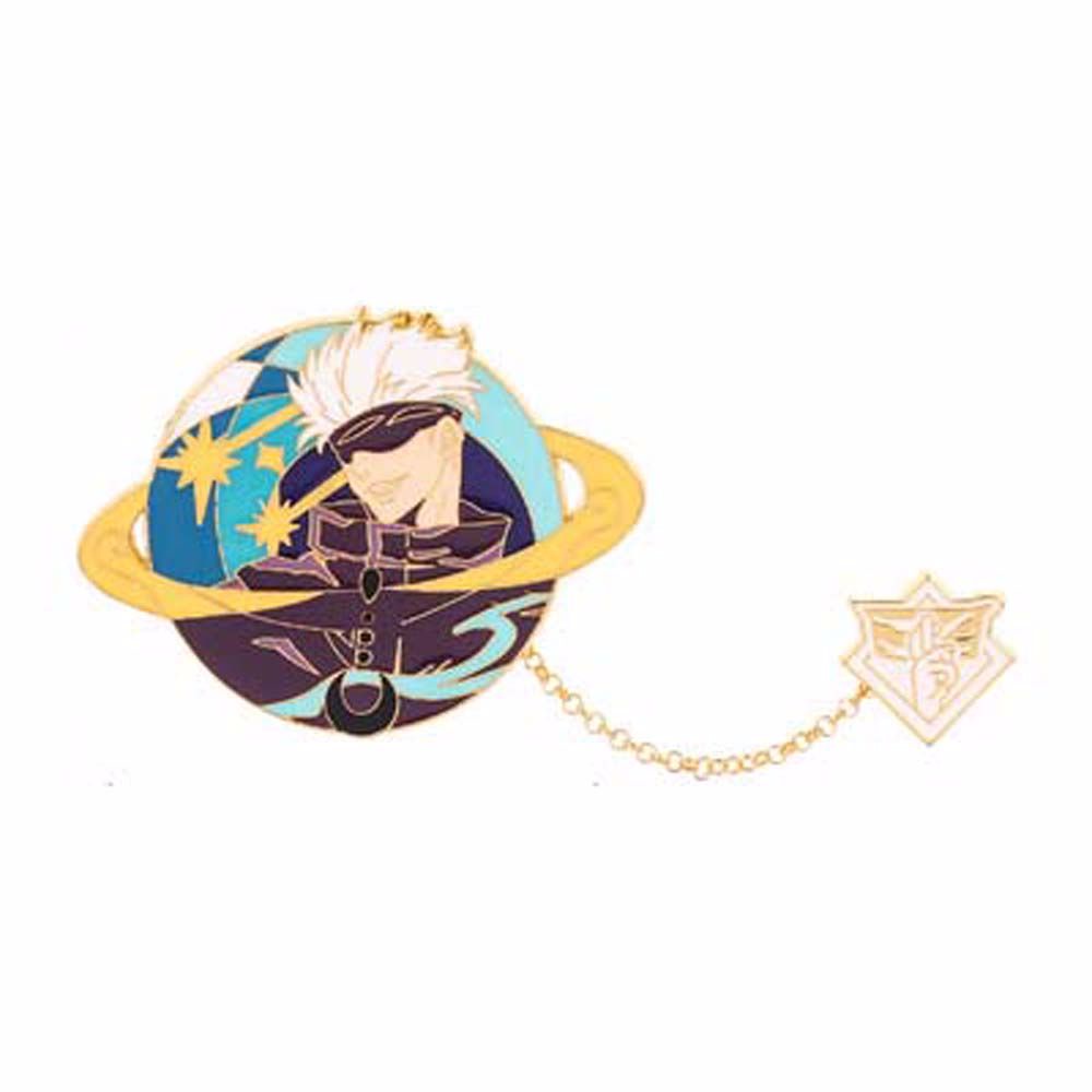 BLUEVELVET1 Clothes Badge Backpack Pin with Chain Props 9 Styles Anime ...