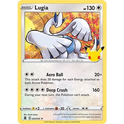 Preços baixos em Cartões de jogo de cartas colecionáveis individuais  psíquicos Lugia Pokémon TCG em inglês