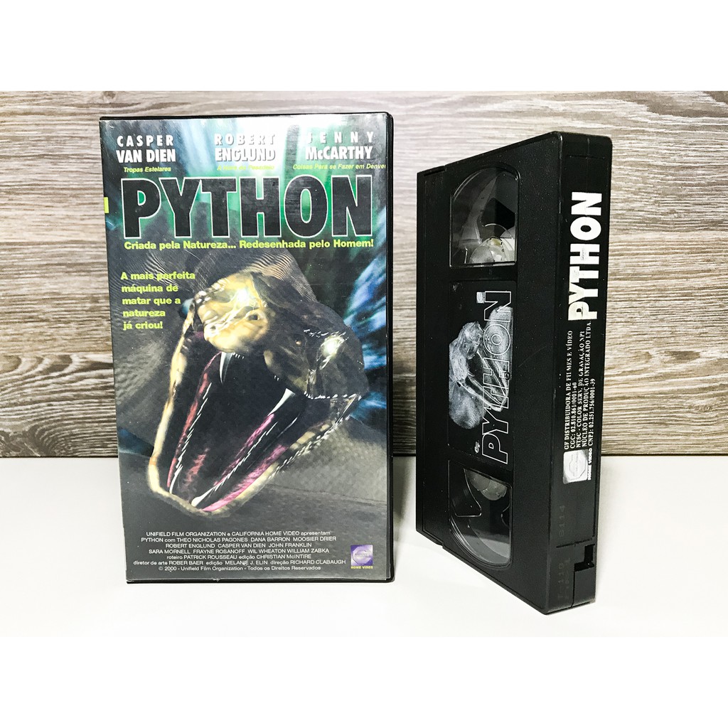 VHS Python - A Cobra Assassina (2000) - LEGENDADO Original