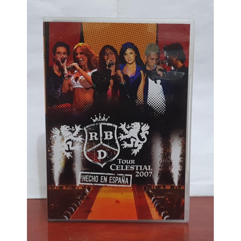 Dvd Rebelde Rbd - Tour Celestial 2007 - Hecho En Espana | Shopee Brasil