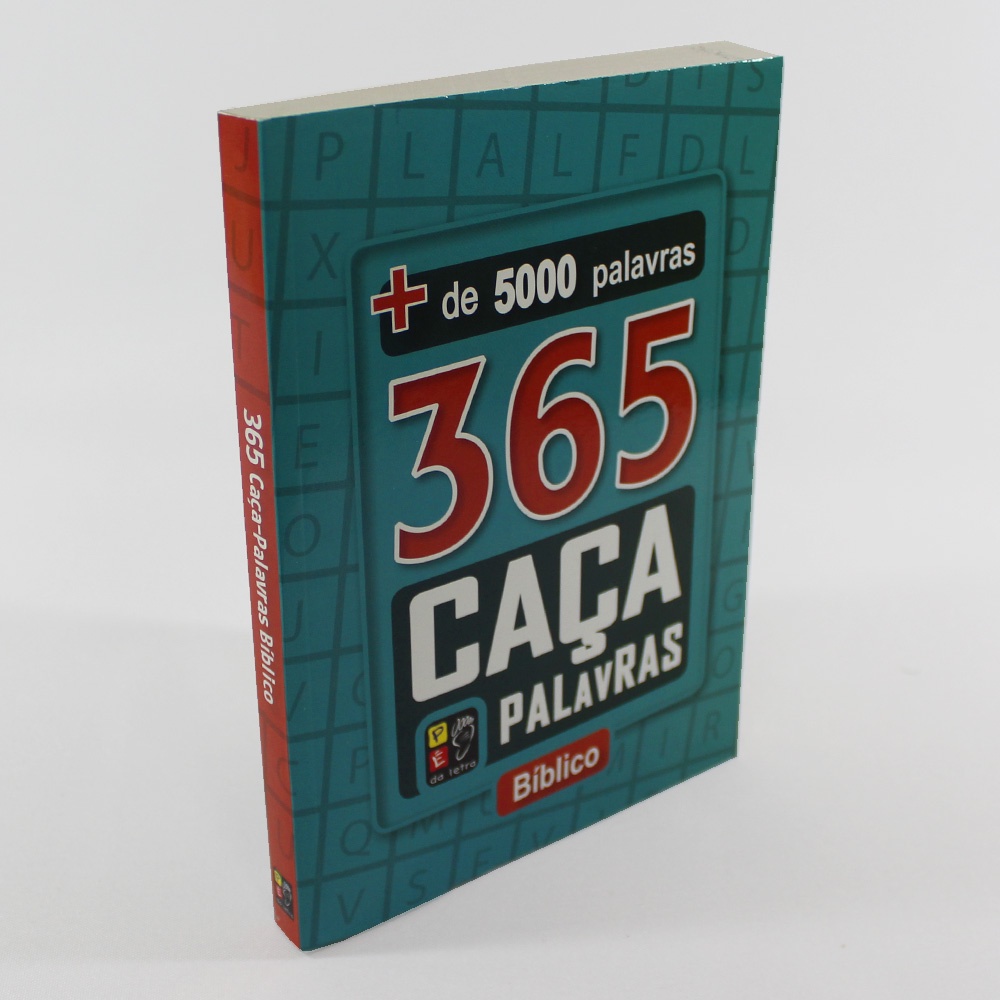 Kit 6 Livros 365 Caça Palavras + Bíblico, Frete Grátis