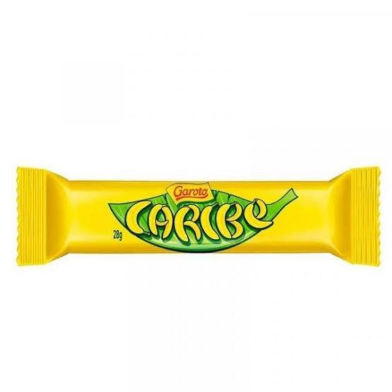 Chocolate Caribe Garoto Banana 28g Atacado Shopee Brasil