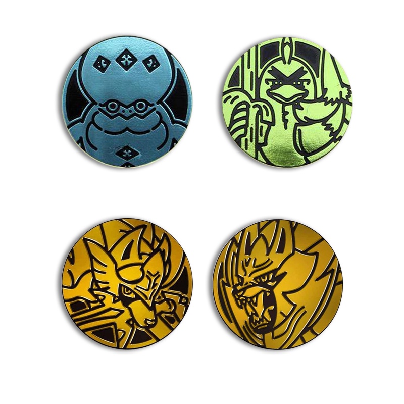 Moeda Pokémon - Zamazenta, Zacian, Sirfetch’d Galar ou Darmanitan Galar