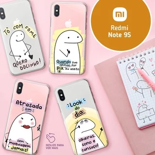 Capa Capinha Transparente - Xiaomi Redmi Note 9S - Bento Flork Meme Humor