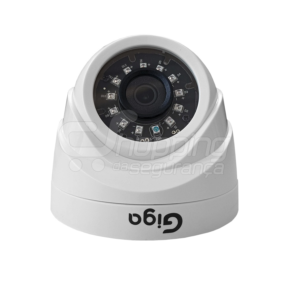 Câmera Giga GS0470A Dome IR 20M (2MP, 1080p