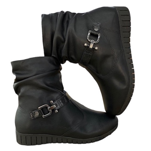 Bota feminina cano store curto numero 41