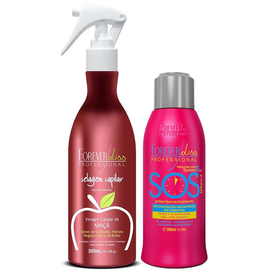 FOREVER LISS: Forever Liss Máscara S.O.S Miracle 300ml (BLACK PINK