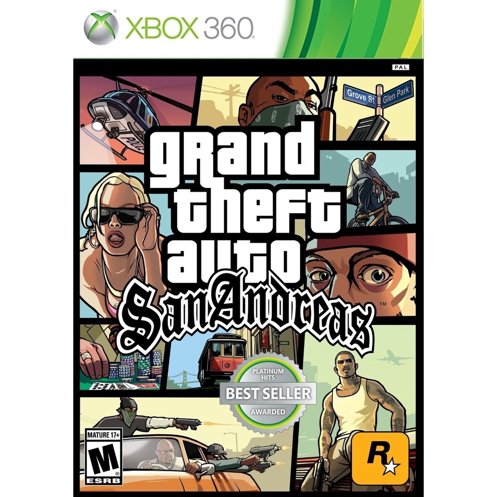 Quadro Decorativo Grand Theft Auto San Andreas Gta Ps2 30x42