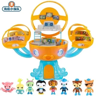 O Octonauts Octopod Castelo Tubarão Aventura Plsyset Barnacles Peso Kwazii Cena Action Figure Modelo Toy Presentes De Aniversário Das Crianças