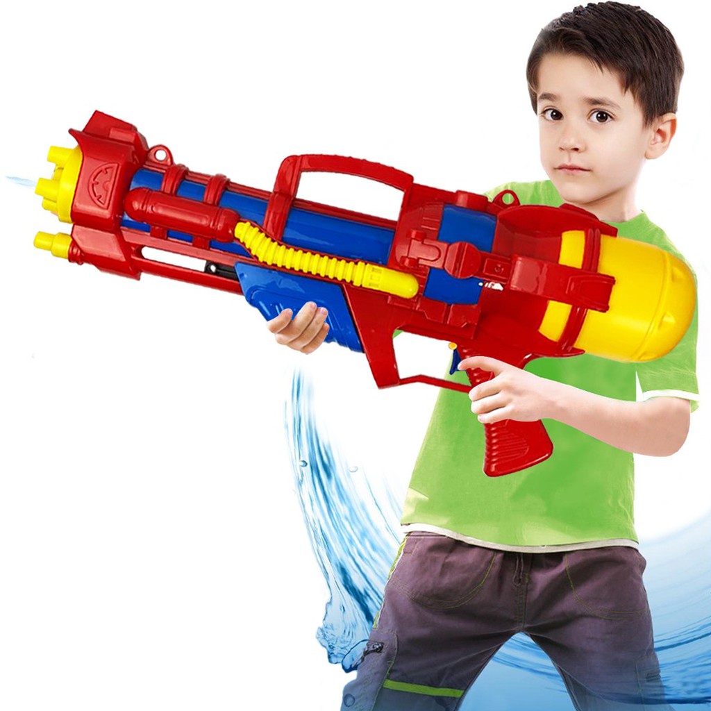Lançador Arma De Água Super Grande Arminha Brinquedo Criança Brincar Em Casa
