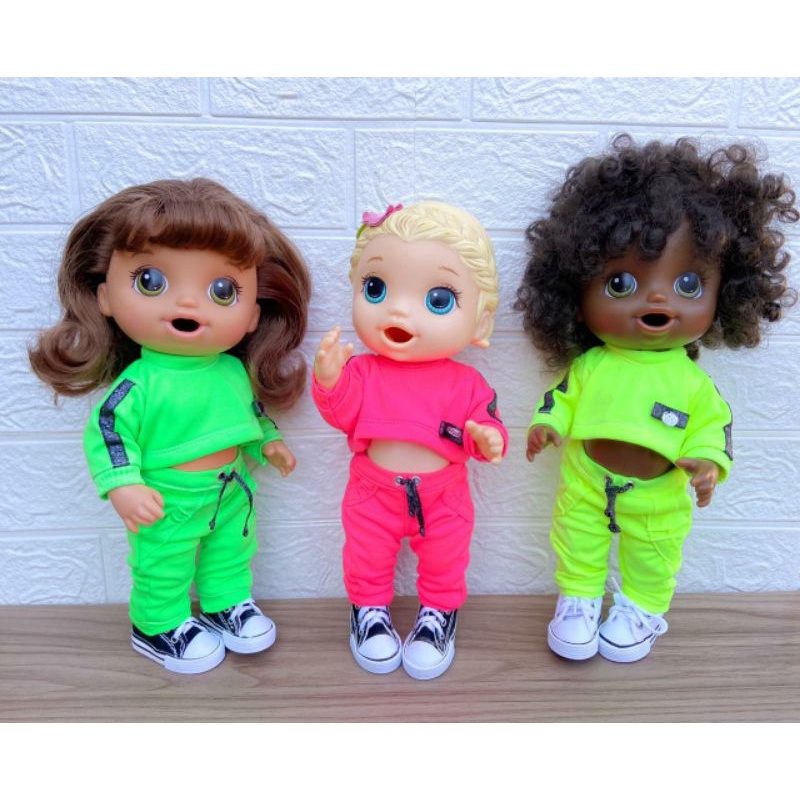 Baby alive com store roupinha