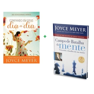 Kit Joyce Meyer Confiando Deus 365 dias + Campo de batalha em Oferta na Shopee