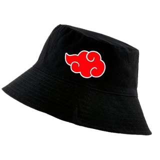 Chapéu Bucket Hat Naruto Akatsuki Nuvem Vermelha - Rosa