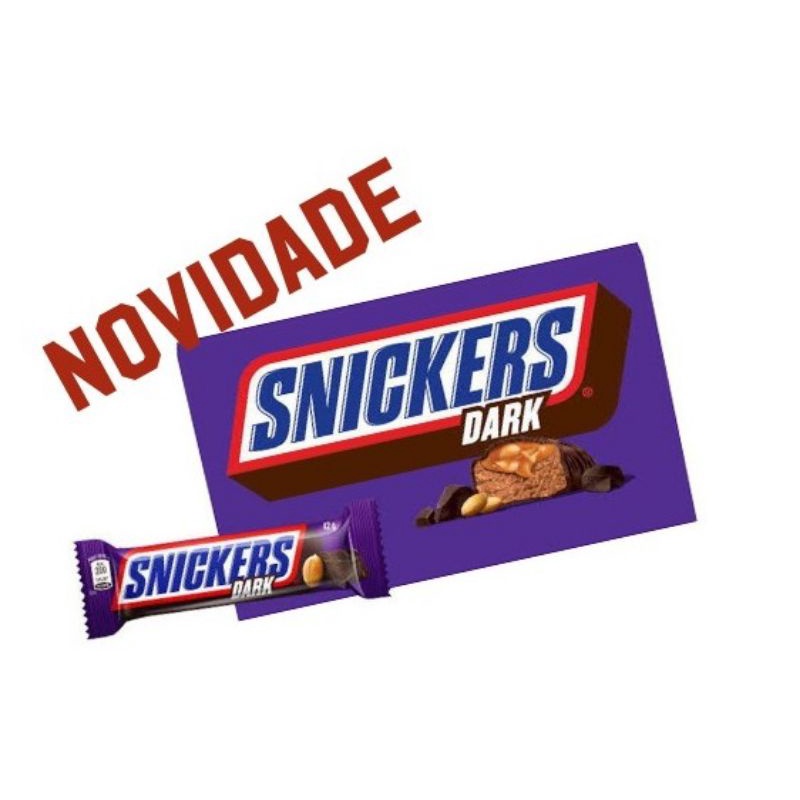 Snickers - Dark - Chocolate Bar - 42g (Brazil)