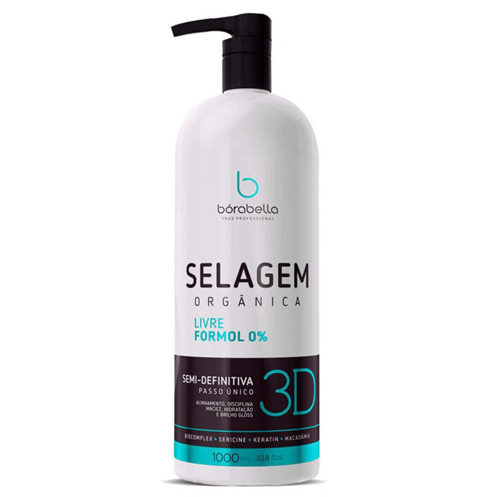 Borabella Selagem 3D Semi Definitiva Orgânica Sem Formol - 1L | Shopee ...