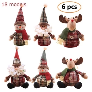 Natal Ornamentos Brinquedos Árvore De Decoração Papai Noel Snowman Boneca De Renas Para Festa/enfeites para arvore de natal