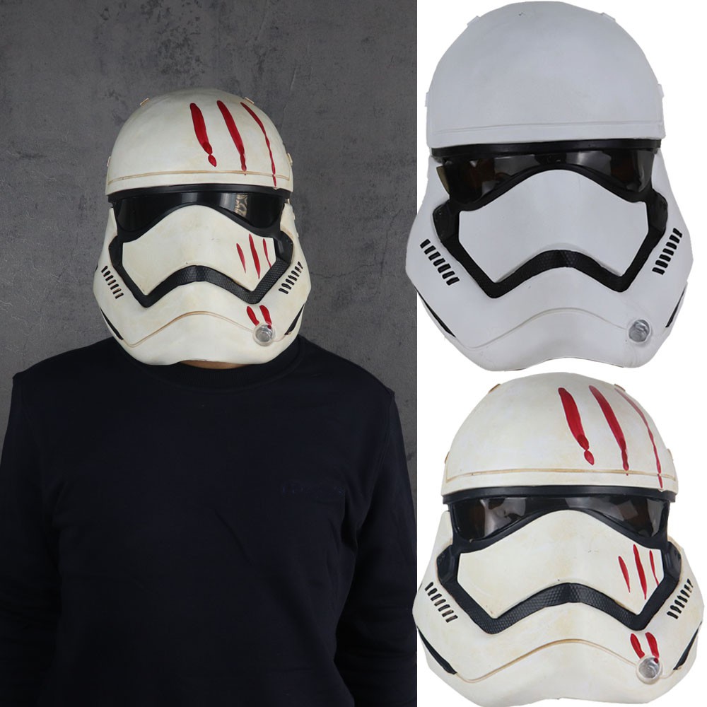 Entrega Rápida Máscara Capacete De Látex De Star Wars Skywalker Clone Soldados Cosplay Nasa Espaço Máscaras Halloween Party Dressup Adereços