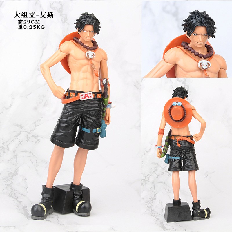 Action Figure Portgas D. Ace 29cm Grandista The Grandline Men One Piece  Banpresto