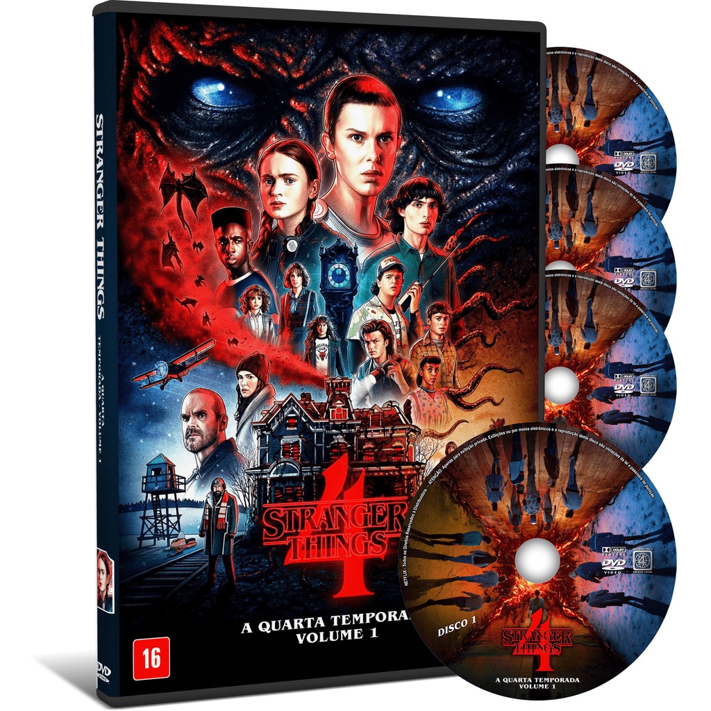 DVD Série Stranger Things A Quarta Temporada - Parte 2 (2022)