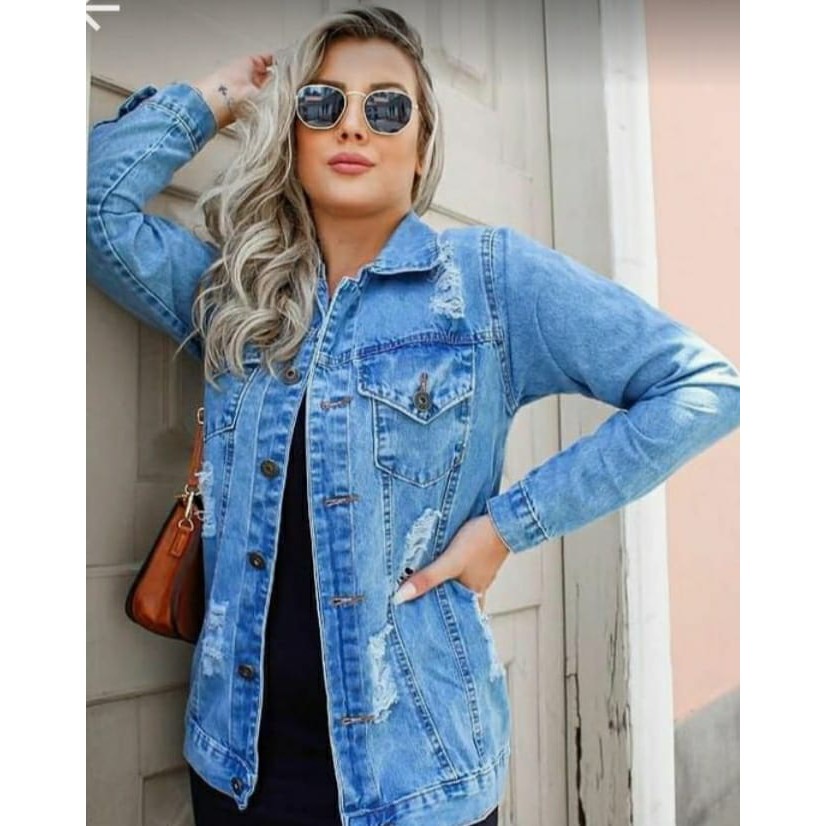 Fotos de best sale jaqueta jeans feminina