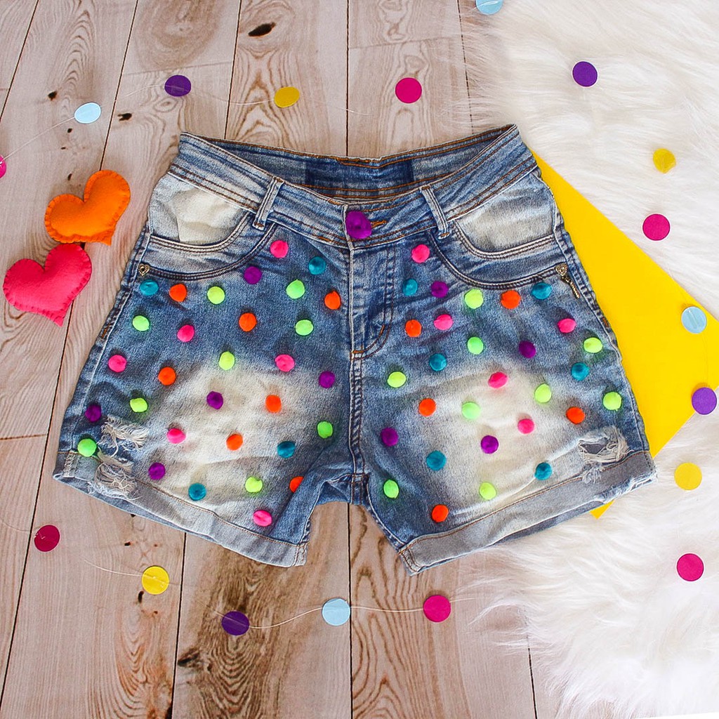 Shorts jeans hot sale customizados