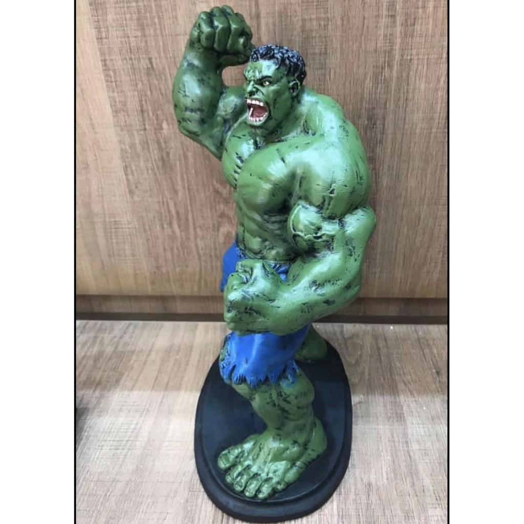 Estátua O Incrível HULK - Action Figure Resina Marvel